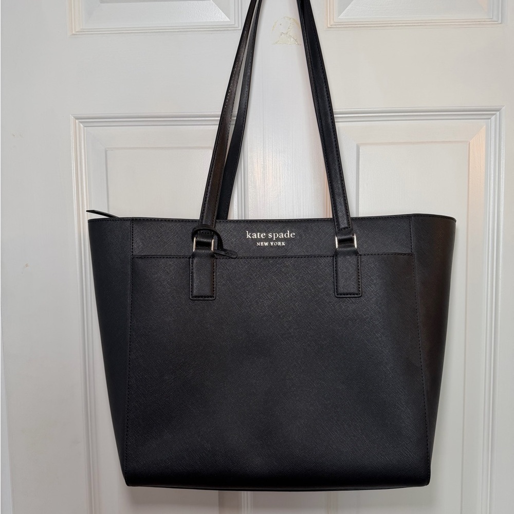 Kate Spade New York Black Saffiano Leather Tote